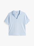 Blue Relaxed Polo Shirt  Women