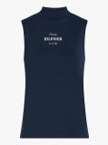 Blue Slim Fit Stripe Top  Women