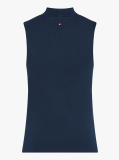 Blue Slim Fit Stripe Top  Women