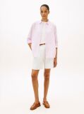 Pink Regular Fit Linen Shirt  Women