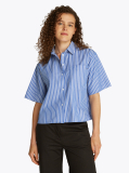 Multi Poplin Boxy Fit Shirt  Women