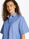 Multi Poplin Boxy Fit Shirt  Women