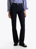 Blue Mid Rise Bootcut Jeans  Women
