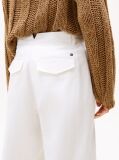 White Relaxed Straight Leg Chinos  Women