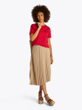 Red Contrast Flag T-Shirt  Women