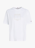 Άσπρο T-Shirt Με Λογότυπο  Γυναίκες