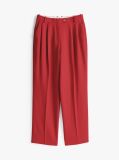 Red The Sofia Capsule Regular Wide Leg Trousers  Women