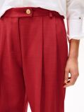 Red The Sofia Capsule Regular Wide Leg Trousers  Women