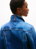 Blue Slim Denim Jacket  Women