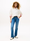 Blue Mid Rise Bootcut Jeans  Women