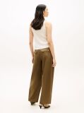 Beige Cable Knit Sleeveless Slim Jumper  Women