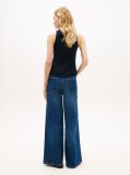 Blue Cable Knit Sleeveless Slim Jumper  Women