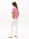 Multi Flag Short Sleeve Shirt  Women