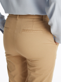 Beige Slim Fit Chinos  Women