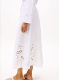 White Broderie Anglaise Maxi Shirt Dress  Women