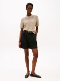 Beige Pointelle Crochet Jumper  Women