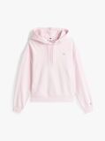 Pink Contrast Hilfiger Flag Embroidery Hoody  Women