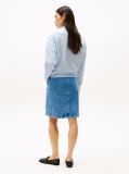 Blue Contrast Hilfiger Flag Embroidery Sweatshirt  Women