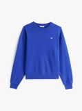 Blue Contrast Hilfiger Flag Embroidery Sweatshirt  Women