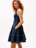 Blue The Sofia Capsule Pure Linen Mini Dress  Women