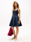 Blue The Sofia Capsule Pure Linen Mini Dress  Women
