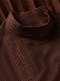 Brown Pleated Midi Fit And Flare Dress  Women