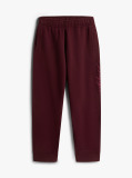 Red Logo Embroidery Cuffed Joggers  Women