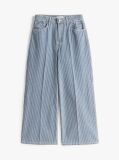 Multi Stripe High Rise Wide Leg Jeans  Women