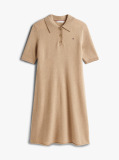 Brown Soft Wool Fit And Flare Mini Dress  Women
