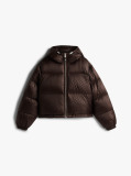 Brown Ultra Lightweight Down Ripstop Puffer Jacket  Women