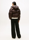 Brown Ultra Lightweight Down Ripstop Puffer Jacket  Women