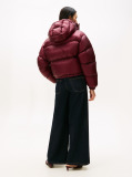 Red Ultra Lightweight Down Ripstop Puffer Jacket  Women