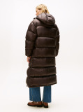 Brown Ultra Lightweight Down Ripstop Puffer Coat  Women