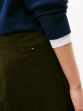 Green Cargo Pocket Corduroy Mini Skirt  Women