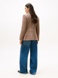 Multi Regular Fit Tweed Single Breasted Blazer  Women