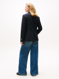 Blue Regular Fit Timeless Wool Blend Blazer  Women