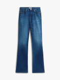 Μπλε Bootcut Τζιν Με Ξεθωριασμένο Φινίρισμα Και Κανονική Μέση  Γυναίκες