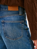 Blue 70s High Rise Wide Leg Jeans  Women