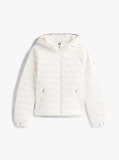 Beige Down Regular Hooded Jacket  Women