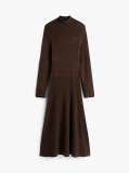 Brown Midi Soft Wool Jumper Dress  Women