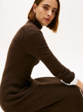 Brown Midi Soft Wool Jumper Dress  Women