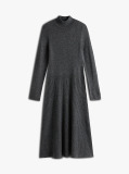Grey Midi Soft Wool Jumper Dress  Women
