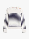 Multi Jersey Gold-Tone Button Jumper  Women