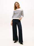 Multi Jersey Gold-Tone Button Jumper  Women