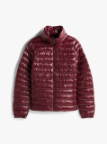 Red Water Repellent Padded Packable Slim Jacket  Women