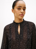 Multi Viscose Georgette Long Sleeve Blouse  Women