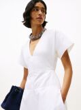 Άσπρο The Runway Collection Slim Φόρεμα Midi Σε Στιλ Πουκάμισο  Γυναίκες