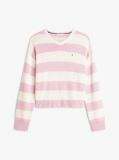 Multi Relaxed V-Neck Jumper With Cashmere  Women