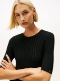 Black Formal Mesh Pleat Slim Maxi Dress  Women