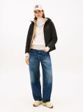 Black Lightweight Water Repellent Down Regular Jacket  Women